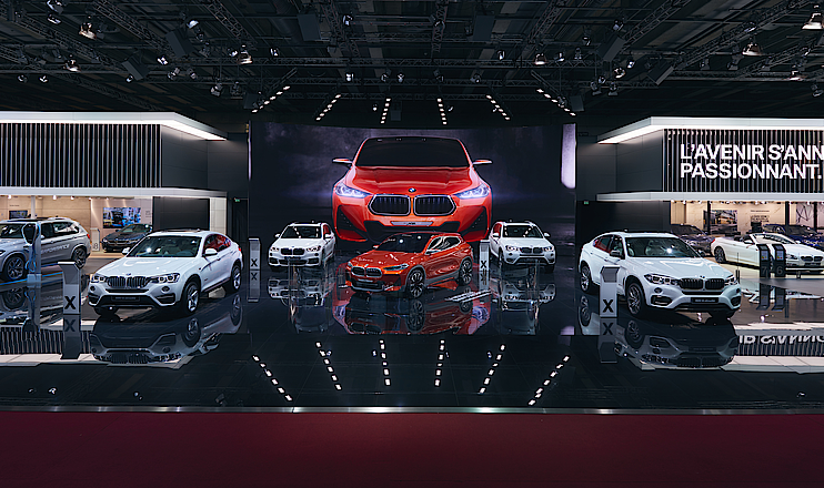 BMW Messestand Autosalon Paris 2016