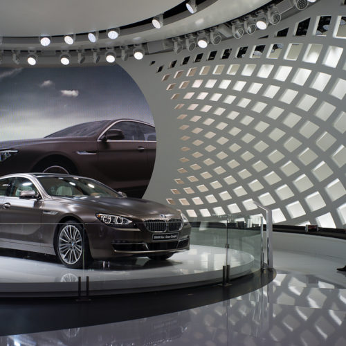 Messestand BMW Tragwerk genf 2012 imagine structure Tragwerksplanung
