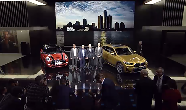 BMW Messestand Detroit 2018